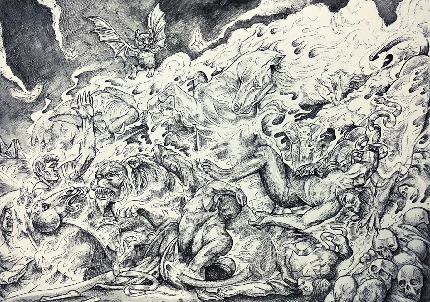 黃堅 Caine Wong 《地藏菩薩本願經》如是等地獄 《Original Vows of Ksitigarbha Bodhisattva Sutra》